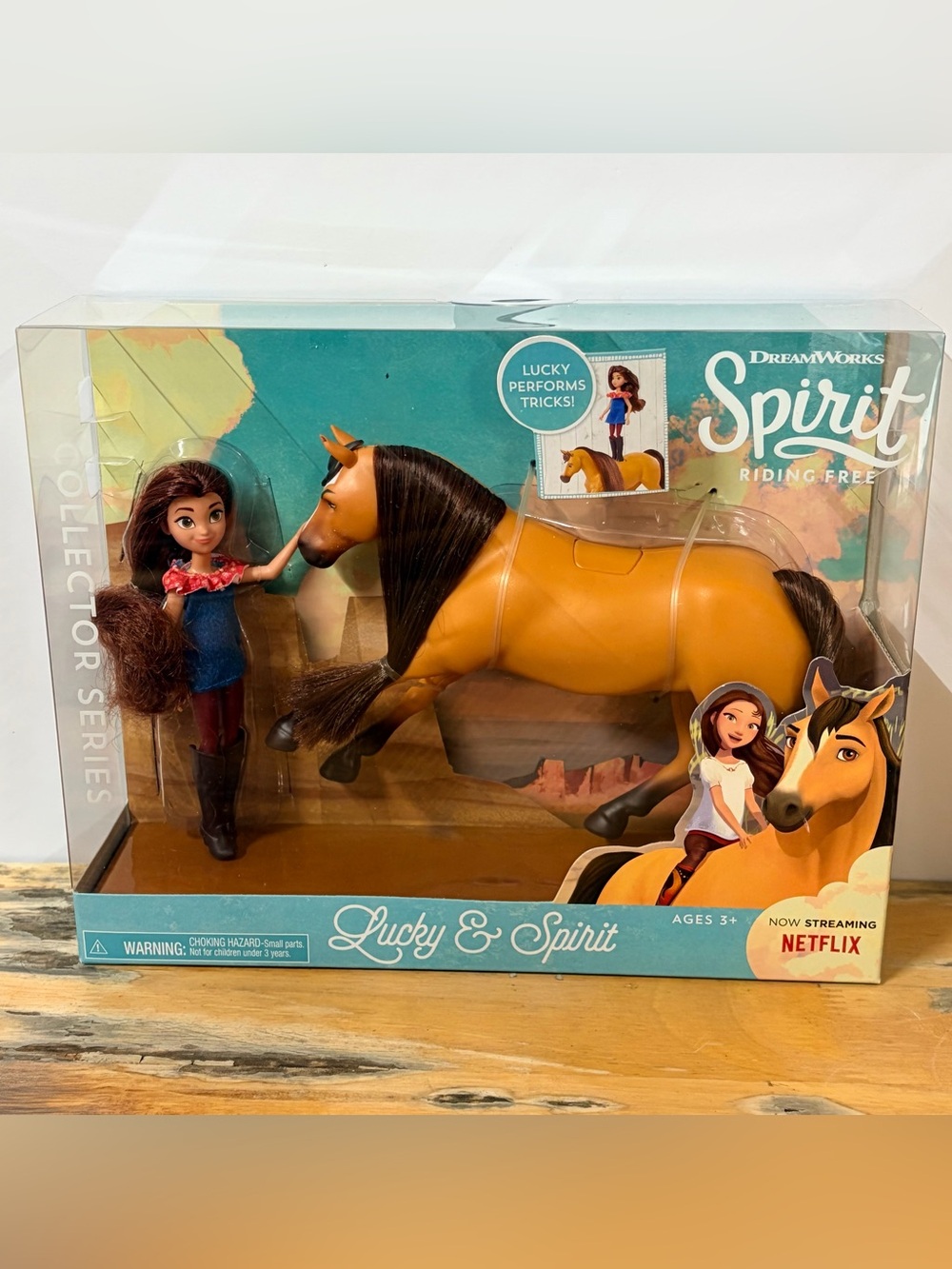 Spirit Dreamworks Lucky & Spirit Doll Horse Collectors Toy NEW 2018 Riding Free